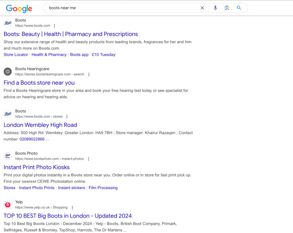 Ignoring search intent